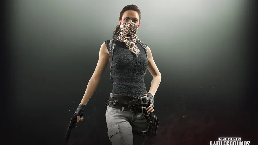 pubg thumbnail leopard masked girl 1